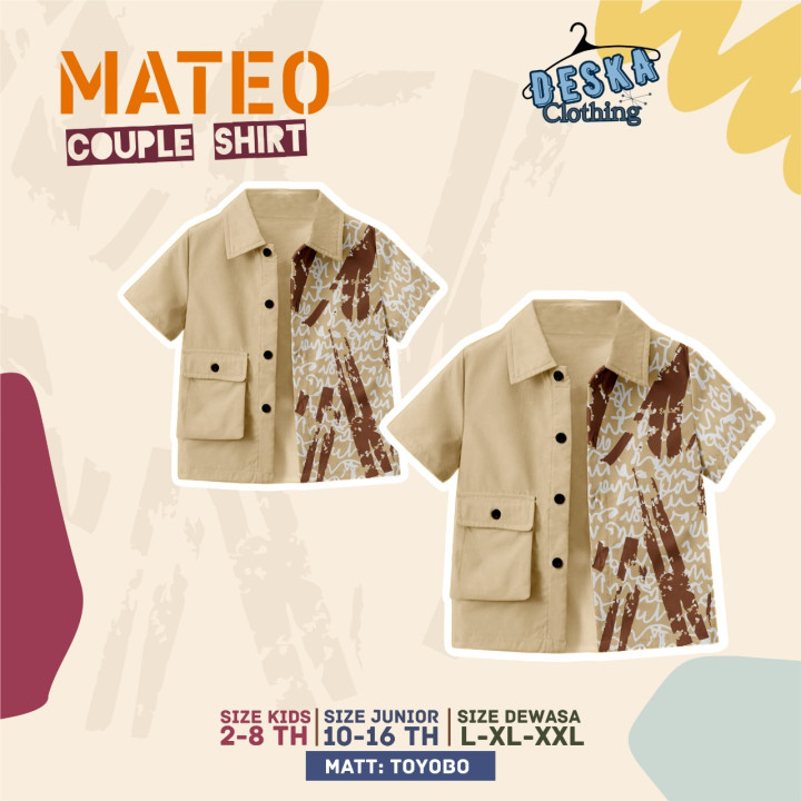 PO MATEO COUPLE SHIRT BY DESKA CLOTING