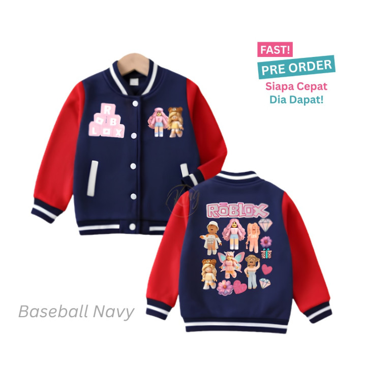 FAST PO ROBLOX BASEBALL AND ZIPPER JACKET
