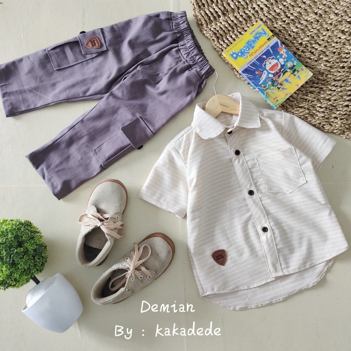 PO BOY SET DEMIAN KIDS BY KAKADEDE