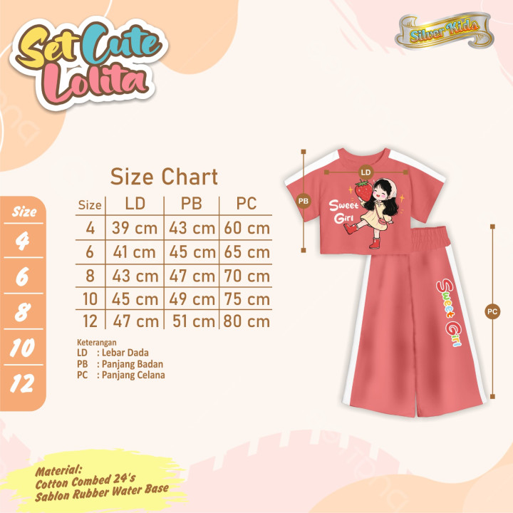 PO SET CUTE LOLITA BY SILVER KIDS