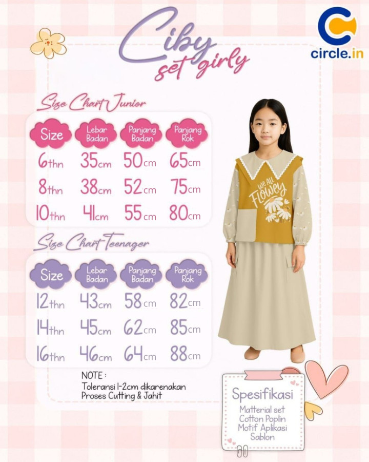 PO CIBY SET GIRLY BY CIRCLE INN