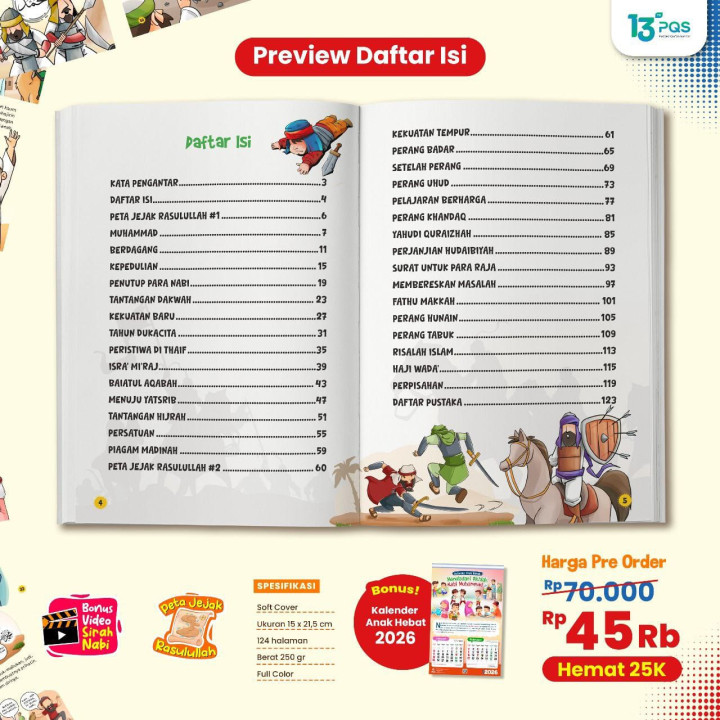 PO BUKU KOMIK EDUKATIF SIRAH NABAWIYAH