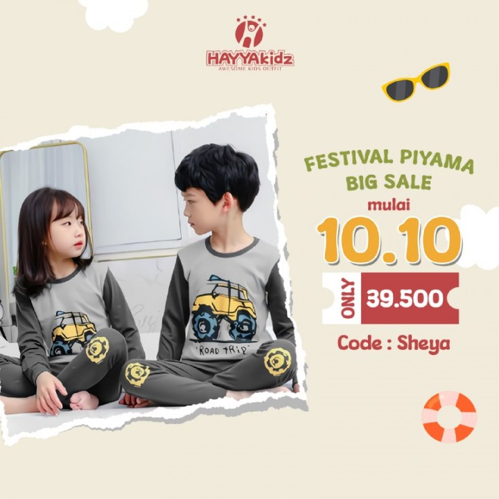 SERI 1 SHEYA  PANJANG PANJANG SET PIYAMA