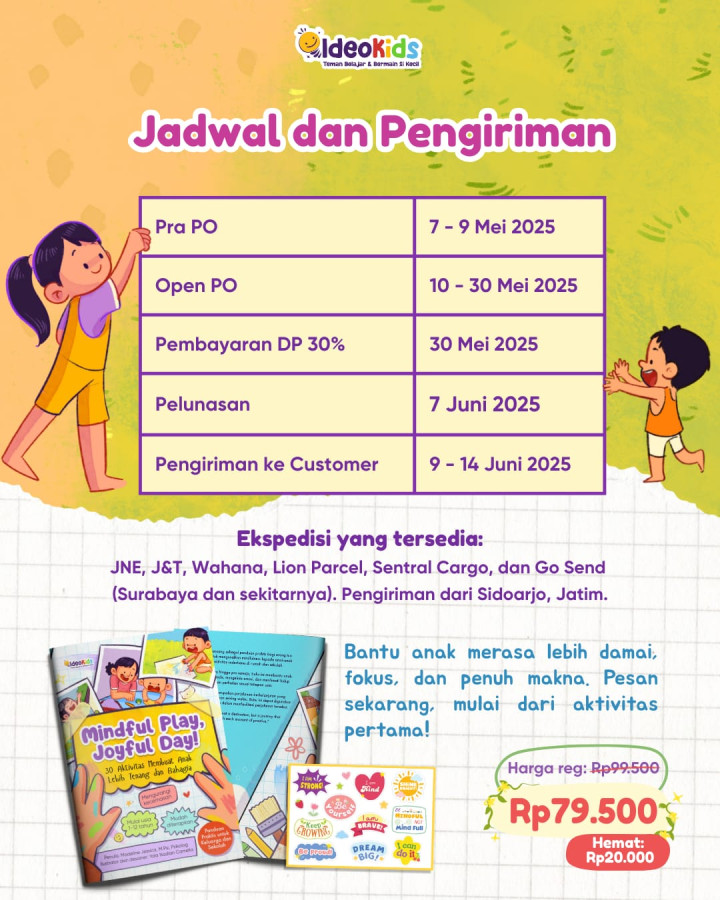 PO BUKU MINDFUL PLAY, JOYFUL DAY