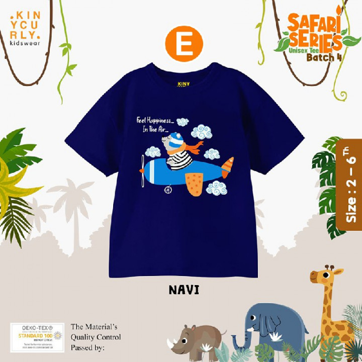 UNISEX TEE SAFARI SERIES BY KINYCURLY