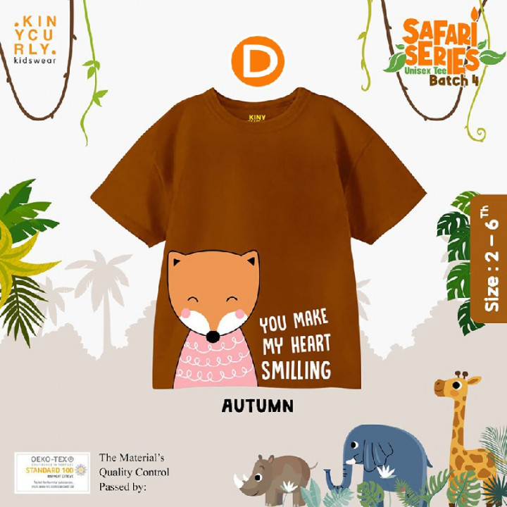 UNISEX TEE SAFARI SERIES BY KINYCURLY