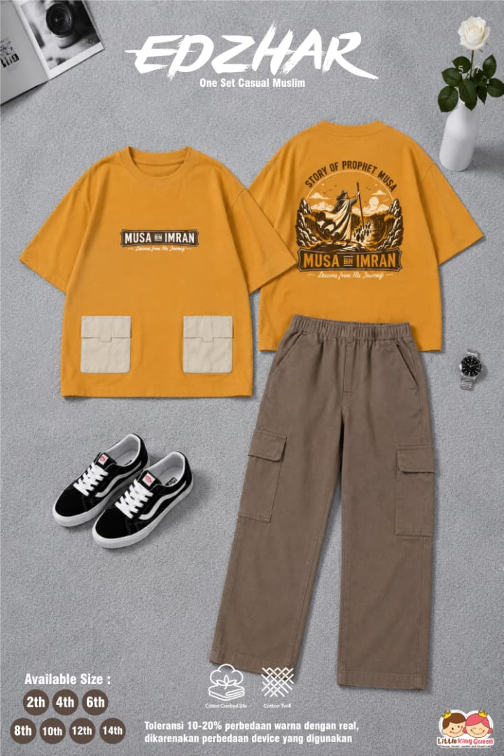 PO ONE SET EDZHAR BY LITTLE KING QUEEN