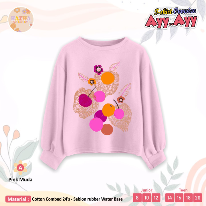 PO TSHIRT OVERSIZE AYY AYY BY HAZWA