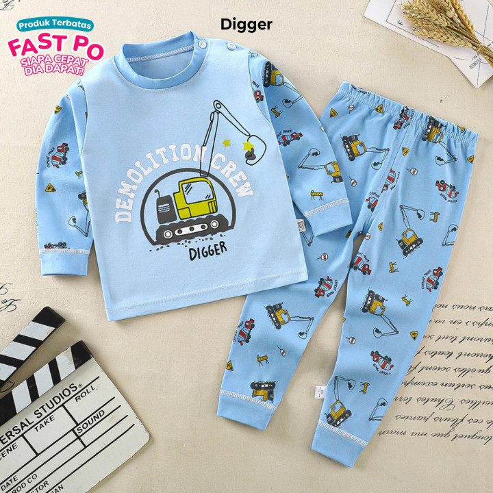FAST PO HAPPY NAP TODDLER PAJAMAS