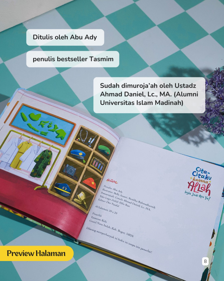 PO BUKU CITA-CITAKU KARENA ALLAH BY TASMIM KIDS