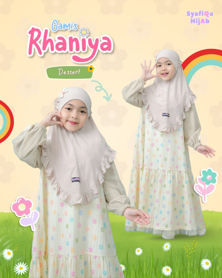 PO GAMIS RHANIYA SET BY SYAFIQA HIJAB