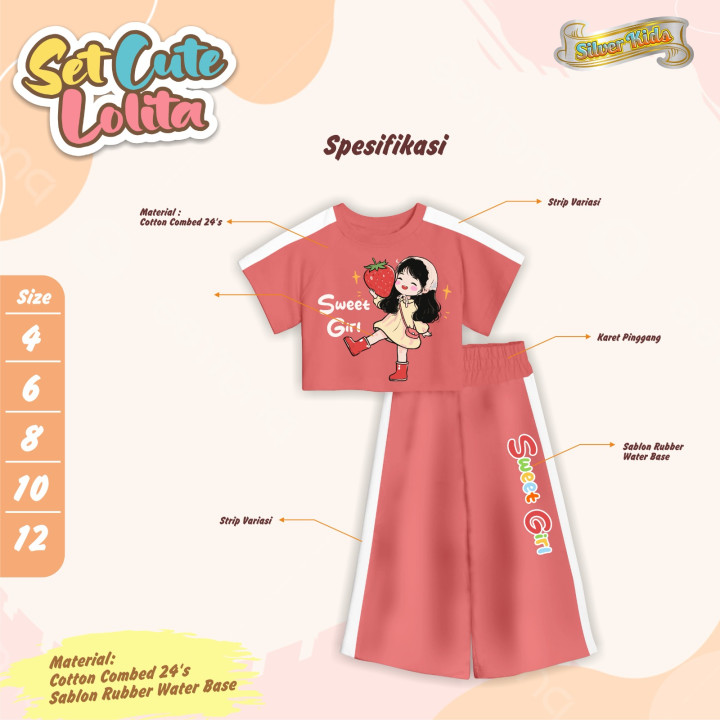 PO SET CUTE LOLITA BY SILVER KIDS