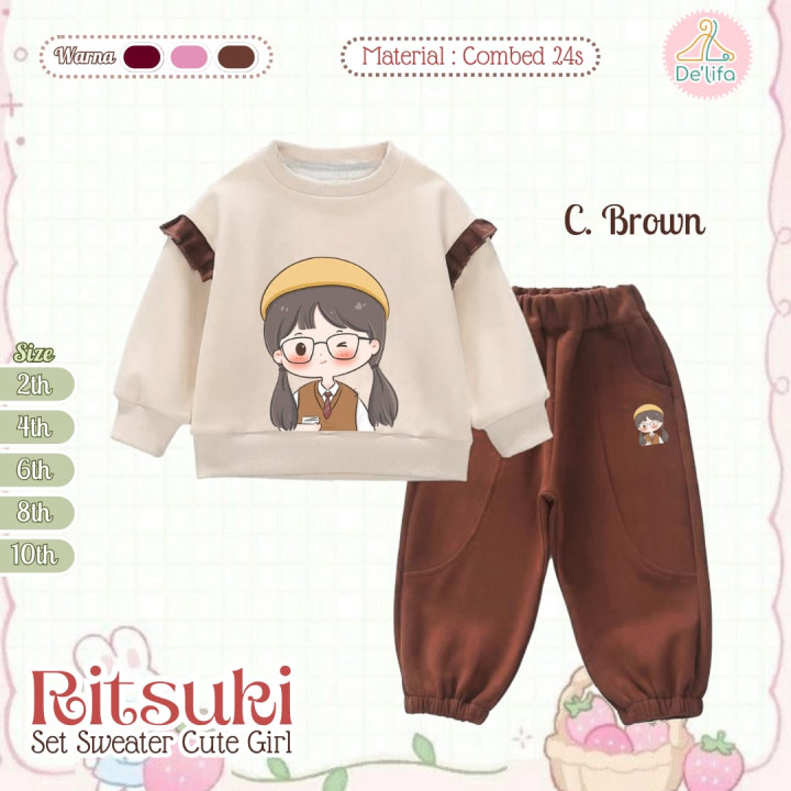 PO RITSUKI SET SWEATER BY DELIFA