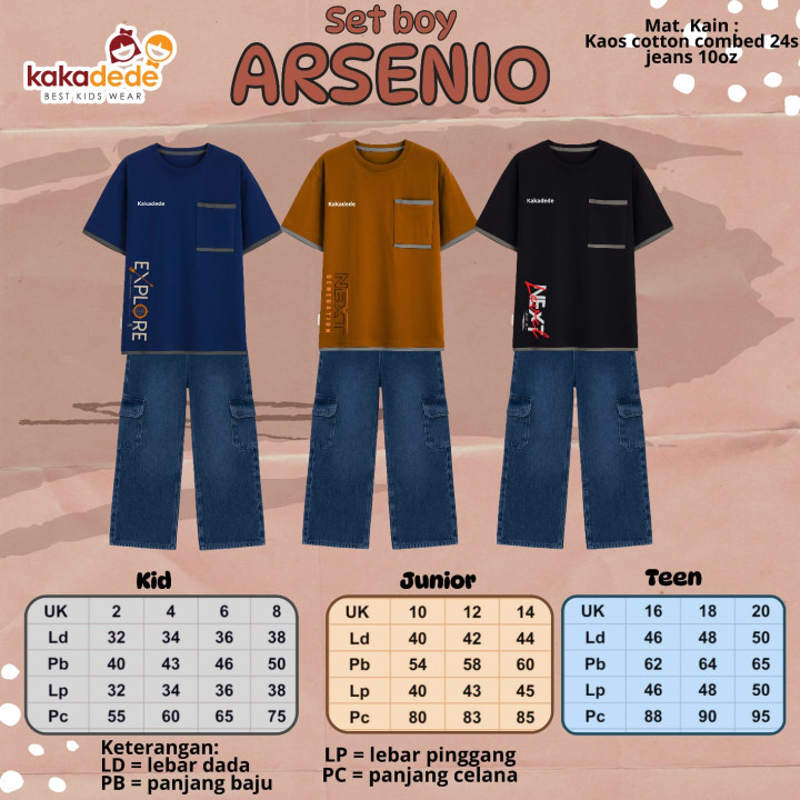 PO SET BOY ARSENIO (JUN) BY KAKADEDE