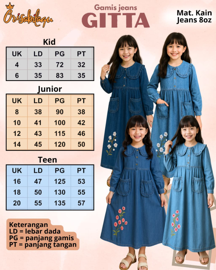 PO GITTA GAMIS (KIDS) BY ORISABILAQU