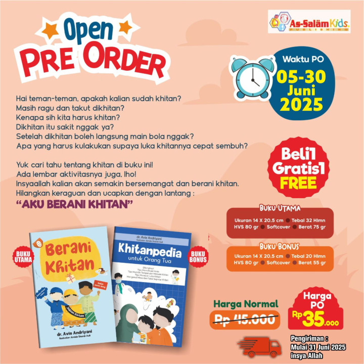 BUKU BERANI KHITAN - AS SALAM KIDS