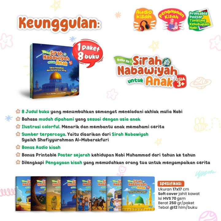 PO BUKU SIRAH NABAWIYAH UNTUK ANAK - ZAIN