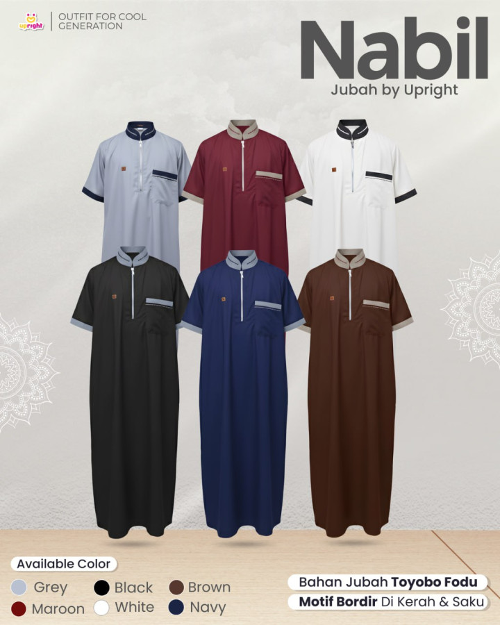 PO JUBAH NABIL BY UPRIGHT