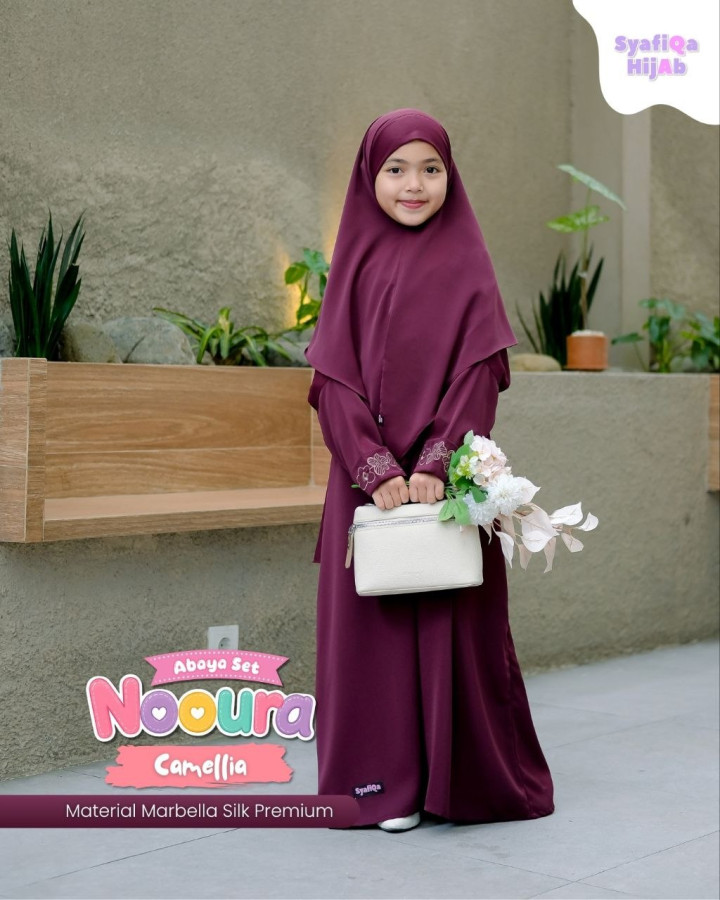 PO ABAYA SET NOURA BY SYAFIQA HIJAB