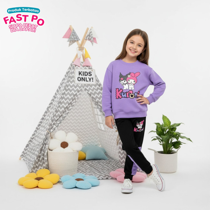 FAST PO SERI 1 KUROMI MELODY BUDDY SET