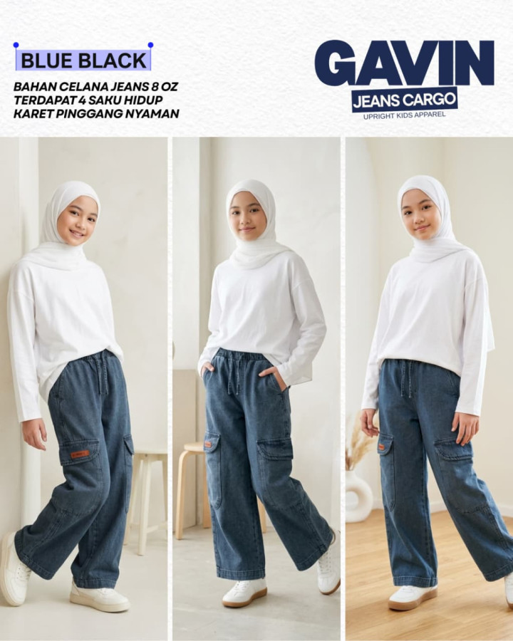 PO GAVIN JEANS CARGO BY UPRIGHT