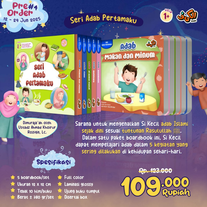 PO BUKU SERI ADAB PERTAMAKU BATCH 4