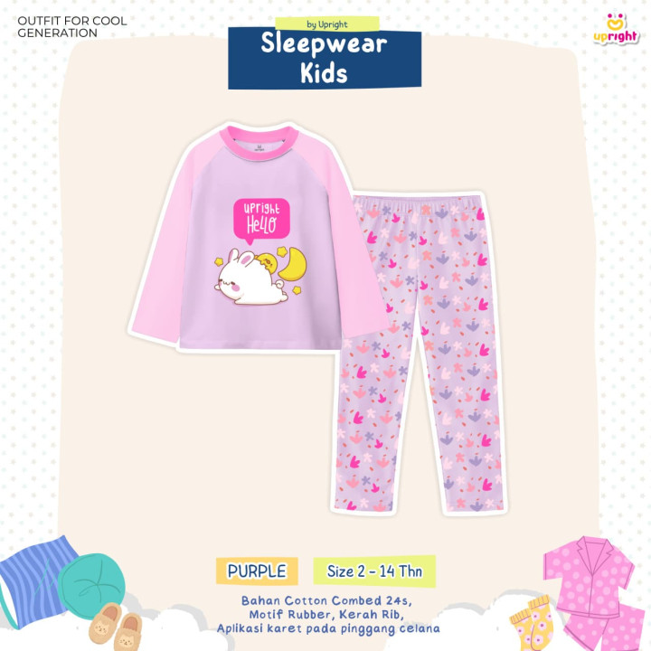 PO SLEEPWEAR KIDS BY UPRIGHT 