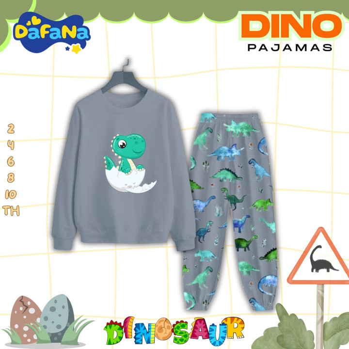 PO DINO PAJAMAS BY DAFANA