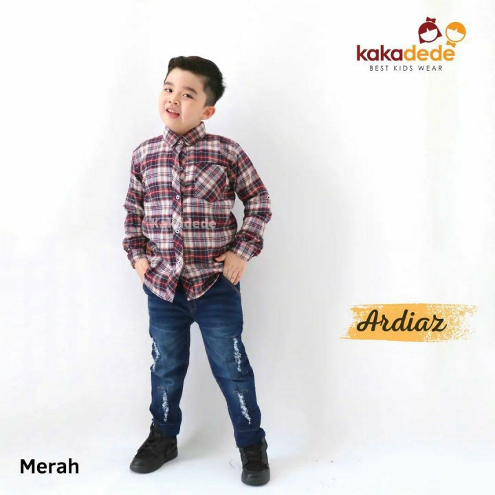 KEMEJA FLANEL PANJANG ARDIAZ BY KAKADEDE