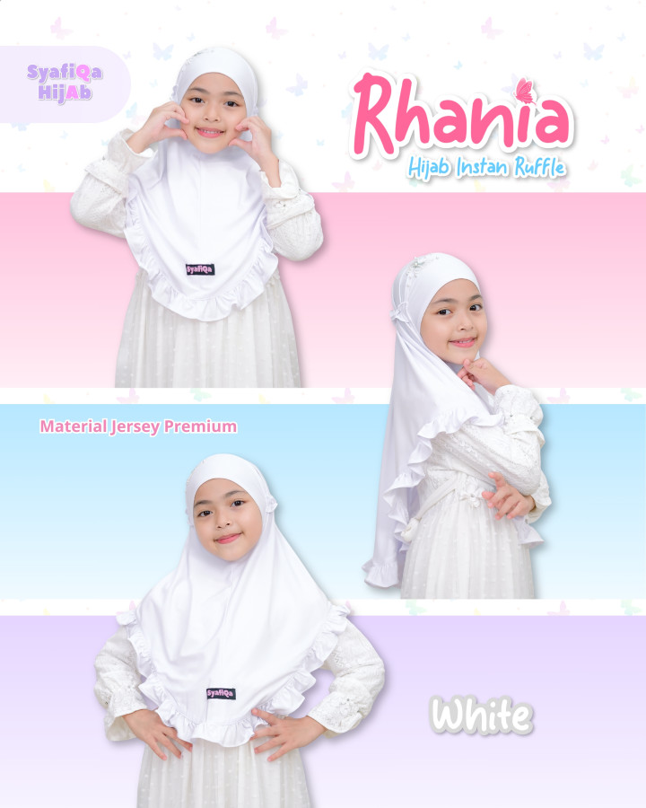 PO RHANIA HIJAB INSTAN RUFFLE BY SYAFIQA