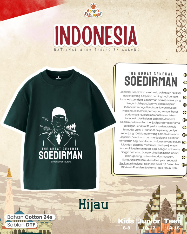 PO INDONESIA NATIONAL HERO SERIES BY AARONS