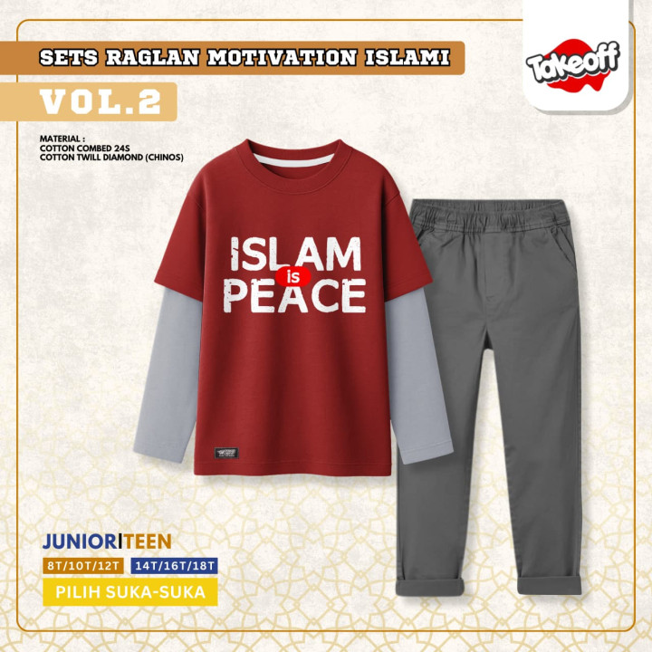 PO SET RAGLAN MOTIVATION ISLAMI VOL.2 BY TAKE OFF