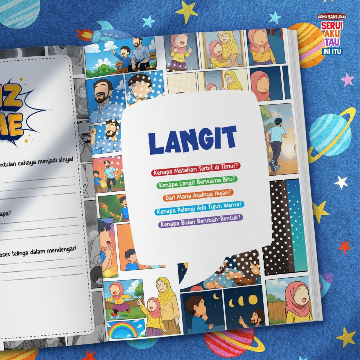 PO KOMIK SAINS ANAK “SERU! AKU TAU INI ITU”