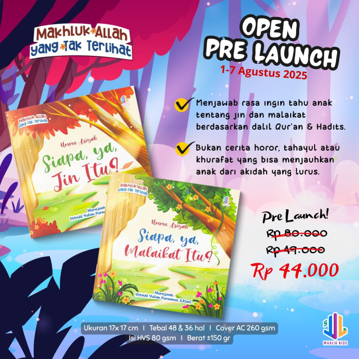 PO BUKU SERI MAKHLUK ALLAH YANG TAK TERLIHAT BY MAALIK KIDS