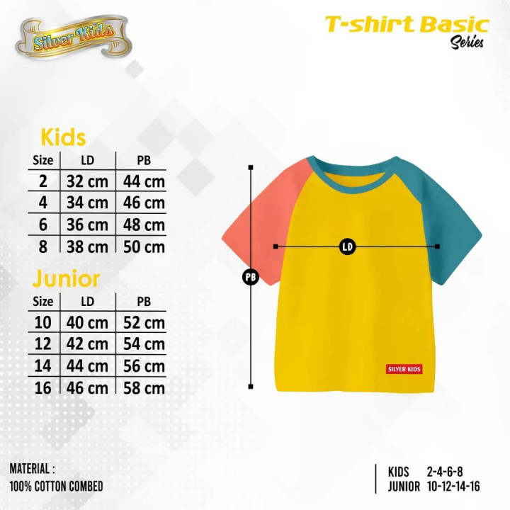 T-SHIRT BASIC SERIES BY SILVER KIDS