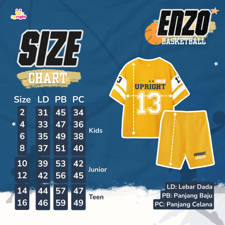 PO ENZO BASKETBALL SERIES BY UPRIGHT KIDS