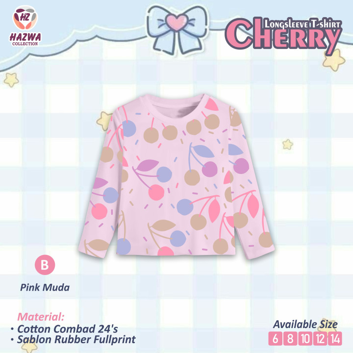 PO T-SHIRT CUTE CHERRY BY HAZWA