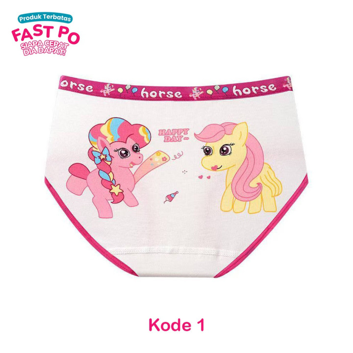 FAST PO SHIZUKA GIRL UNDERWEAR (LITTLE PONY SERIES)