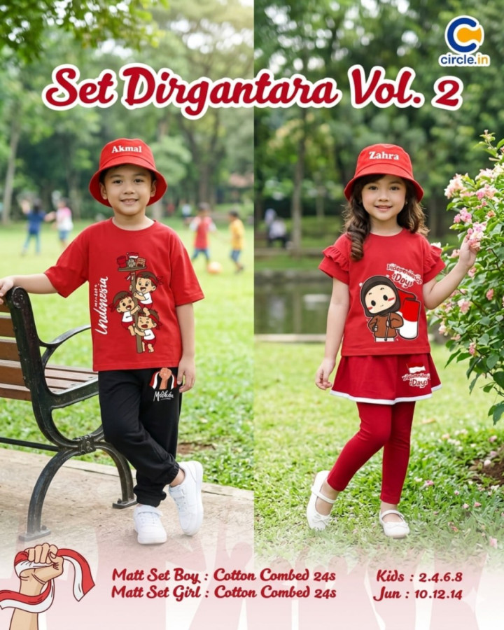 PO SET DIRGANTARA FREE BUCKET HAT CUSTOME NAME VOL 2 BY CIRCLE.IN