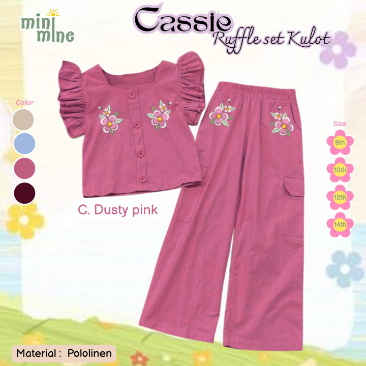 CASSIE RUFFLE SET KULOT BY MINIMINE