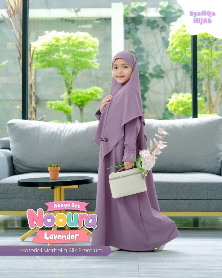 PO ABAYA SET NOURA BY SYAFIQA HIJAB