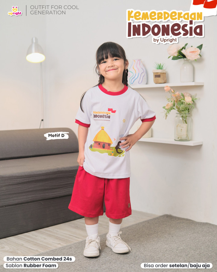 PO SET KEMERDEKAAN INDONESIA SERIES (JUN TEEN) BY UPRIGHT