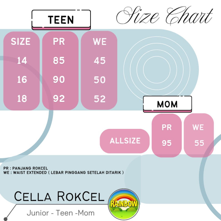 PO CELLA ROKCEL BY RAINBOW