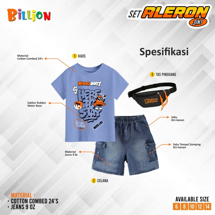 PO SET ALERON 3IN1 BY BILLION