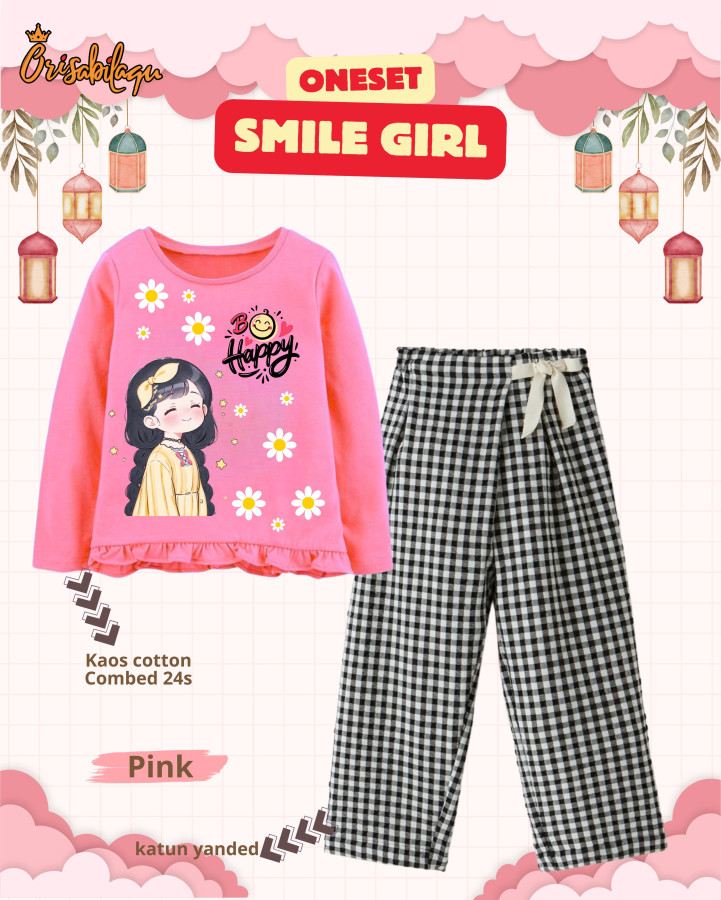 PO ONESET SMILE GIRL (KIDS) BY ORISABILAQU