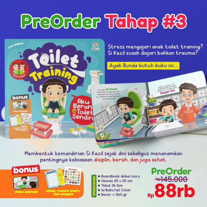 PO BUKU TOILET TRAINING TAHAP 3 BY ZIYAD BOOK