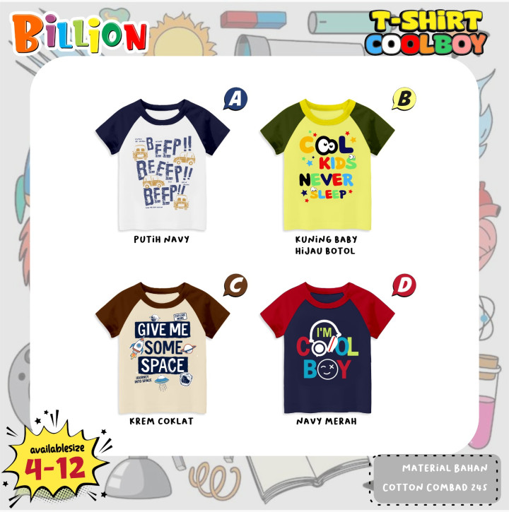 PO TSHIRT COOLBOY BY BILLION