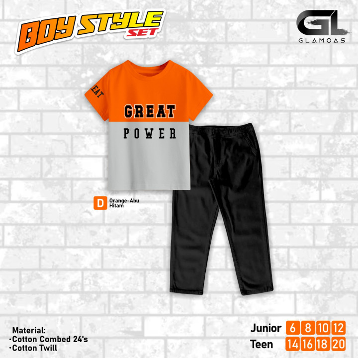 PO SET BOY STYLE BY GLAMOAS
