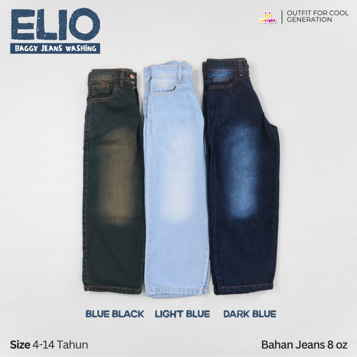 PO ELIO BAGGY JEANS WASHING BY UPRIGHT