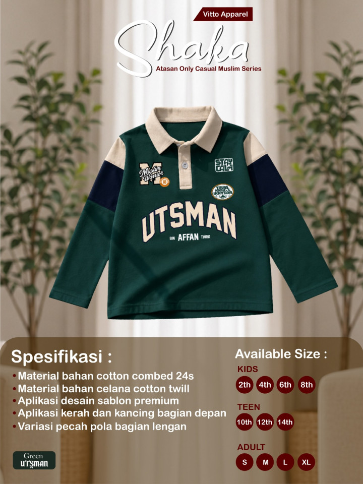 PO SAKHA ATASAN ONLY CASUAL MUSTIM SERIES BY VITTO APPAREL